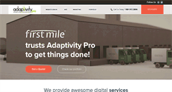 Desktop Screenshot of adaptivitypro.com